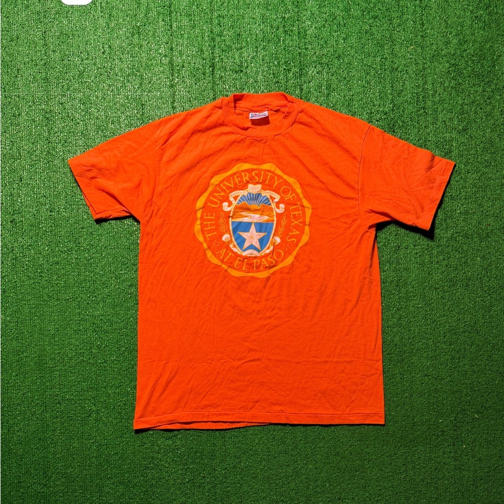 Hanes Orange Graphic Tee
